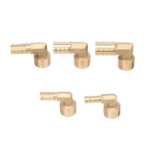 <span class=keywords><strong>Ottone</strong></span> <span class=keywords><strong>1</strong></span>/2 "Filettatura Maschio a 8 10 12 14 16 millimetri Connettore A Gomito Giardino Accessori di Aggancio Adattatore Idraulico - Product Image 4