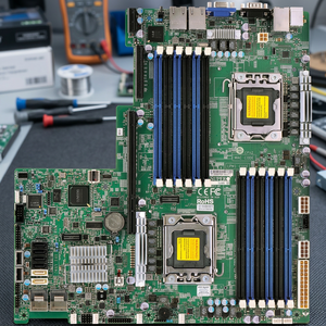 Placa Base para Servidor Supermicro MBD-X9DBU-iF, Doble LGA2011, Intel C602, DDR3 ECC, ATX, Origen Estadounidense - Product Image 2