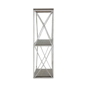 Mensola Geometrica da Parete con Struttura in Metallo, Organizzatore Sospeso per Soggiorno, Camera da Letto, Ingresso, Arredamento Casa - Product Image 3