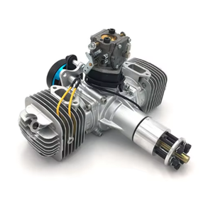 เครื่องยนต์ UAV แบบสองสูบ DLE 120 ซีซี รุ่นใหม่ พร้อมระบบเครื่องกำเนิดไฟฟ้า 14V 80W/180W กำลัง 12 แรงม้า/7500 รอบต่อนาที หัวเทียน NGK CM6 สำหรับเครื่องบินจำลอง - Product Image 4