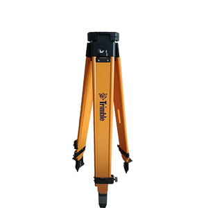 Trépied robuste en bois Trimble LTB-19 à verrouillage simple pour station totale, support pour instrument de mesure et de topographie, jaune, 1 mm - Product Image 1