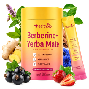 Tendencia <span class=keywords><strong>TikTok</strong></span> 2026: Mezcla Instantánea en Polvo de Berberina HCL, Yerba Mate y Magnesio, Bebida Energética y Adelgazante en Sobres para Adultos, Líquido Oral - Product Image 1