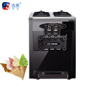 KLS-F626T soft ice cream machine with casters 22-38L ice cream maker with high efficient