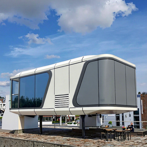 Casa Contenedor Modular Prefabricada de Lujo, Tipo Cápsula Espacial, Impermeable, Ecológica, Mini Casa Cápsula Espacial con Cocina - Product Image 1
