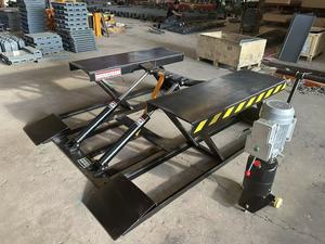 Mini elevador de tijera hidráulica para coche de 4,5 TON, elevador de coche de posición baja con sistema hidráulico, equipo de elevación de coche - Product Image 4