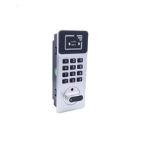 Cerradura Electrónica Inteligente para Gabinetes con Tres Métodos de Desbloqueo: Contraseña, Tarjeta y Llave, para Cajas de Distribución, Archivadores y Gabinetes de Almacenamiento