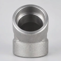 Coude forgé à souder par emboîtement à 45 degrés en acier inoxydable 316L ASME B16.11 pour équipement de pipeline industriel