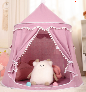 Tienda India de Gran espacio para niños, juego interior portátil, casa de gateo Unisex, <span class=keywords><strong>Castillo</strong></span> de piel de melocotón, <span class=keywords><strong>juguete</strong></span> suave de terciopelo - Product Image 3