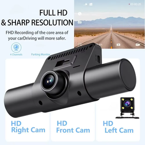 <span class=keywords><strong>C</strong></span>ámara DVR para salpicadero de 3 lentes CS K655 al por mayor con CarPlay y Android Auto FHD 1080P Grabadora de coche de 4 canales 360 Pantalla de 2 pulgadas - Product Image 4