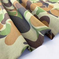 Auscam BDU Camo Camouflage Australien Poly/Coton Tissu 65 Polyester 35 Coton Tissu Ripstop pour Uniformes Tactiques