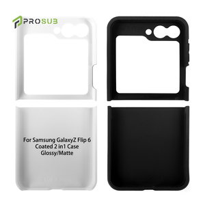 Coques de téléphone vierges 3D 2-en-1 enduites, mates et brillantes, pour Samsung Z <span class=keywords><strong>Flip</strong></span> 6, vente en gros Prosub Factory - Product Image 5