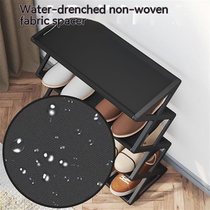 Kreativer X-Design Schuh regal Wohnzimmer Aufbewahrung shelfer Moderner Heimschuh-Organizer mit starken Stahlrohren - Product Image 3