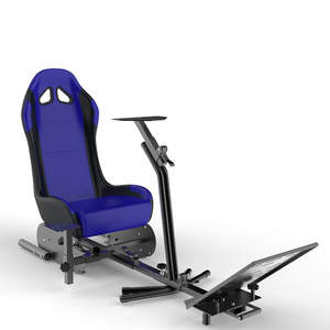Haute qualité Sport seau course jeu de conduite Sim <span class=keywords><strong>volant</strong></span> support pliable simulateur siège pour Xbox PC VR Gaming - Product Image 2