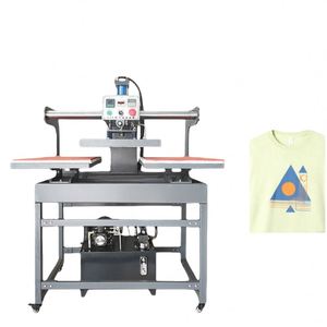 Prensa Térmica Hidráulica Avanzada para la Industria Textil con Placa Doble y Operación Motorizada - Product Image 6