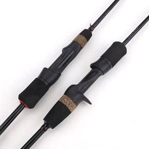 Canne à pêche Angelrute 2,1 m 2 brins en carbone pour baitcasting, canne de pêche pliable portable 2 sections pour eau douce, brochet, carpe, truite - Product Image 5