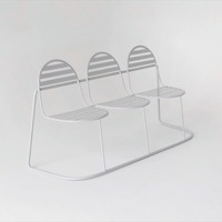 À la mode moderne extérieur fer Art une pièce Table chaise Protection solaire pour parcs Campings lait thé boutiques jardins métal Durable