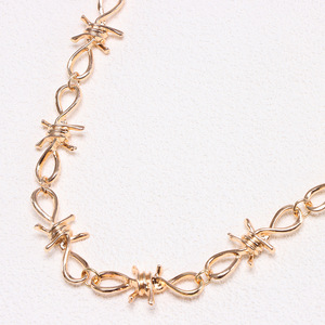 Cadena de cintura estilo hip hop occidental con púas, de plata tibetana, de un solo brazalete, para uso diario, cadena corporal de moda. - Product Image 3