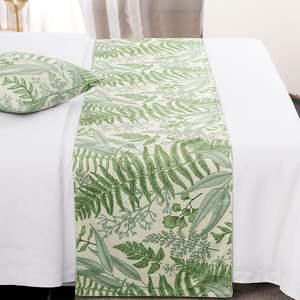 Mantel para Cama 100% Microfibra, Elegante, Resistente a la Decoloración, Cubrecama, Protector de Colchón, Decoración para Dormitorio, Habitación de Boda, Verde - Product Image 5