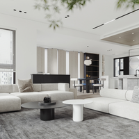 Service de rendu 3D professionnel, style minimaliste / luxueux / moderne, projets complets pour divers scénarios, design d'intérieur