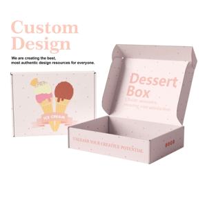 Caja de Embalaje de Papel para Pasteles, Donas, Macarrones, Galletas, Plegable, Impresa, de Grado Alimenticio, de Lujo, Personalizada, a Bajo Precio y en Oferta - Product Image 5
