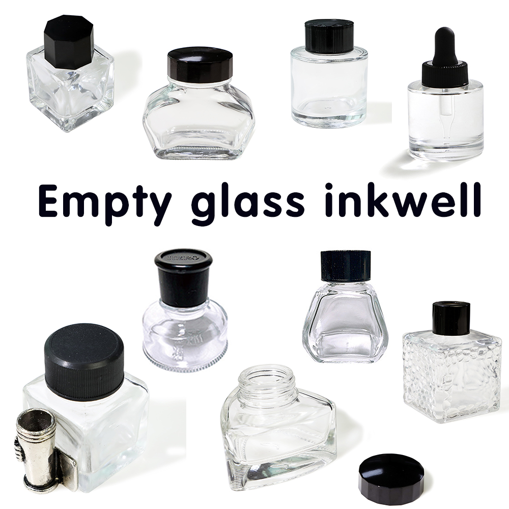 Calamaio di vetro vuoto