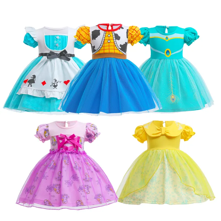 2022 New Design China Girl Dress Princess Kids Designer Clothes Baby Girl Party Dress Children Frocks Design