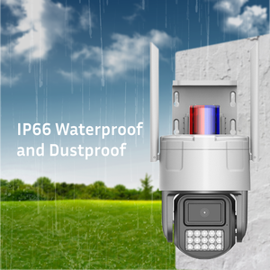 3MP Wifi hai chiều âm thanh HD ngoài trời An Ninh Dome Camera màu đêm tầm nhìn thẻ nhớ hỗ trợ CMOS cảm biến PTZ thời tiết IP65 - Product Image 1