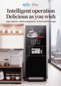 Nueva Máquina Expendedora Comercial de Té y Café Frío/Caliente, Acero Inoxidable, Autoservicio, Función Programable de Premezcla, 9 Barras MACES7C-300-90- - Product Image 5