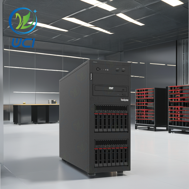 For Lenovo ThinkSystem ST250 V3 Tower Server Intel Xeon E-2400 8Cores 95W 128GB TruDDR5 4400 ECC Used Condition New Condition