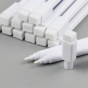 Small Size White Permanent <b>Plastic</b> Chalk Marker Pen <b>for</b> Chalkboards Whiteboards Blackboards Window - Product Image 2