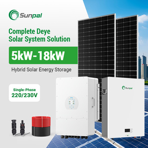 Sistema Solar Híbrido Deye para el Hogar, Kit Monofásico de 6KW, 8KW, 10KW, 20KW - Product Image 1