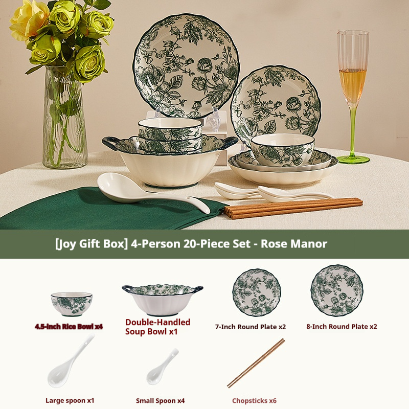 Green-20 pcs for 4 people