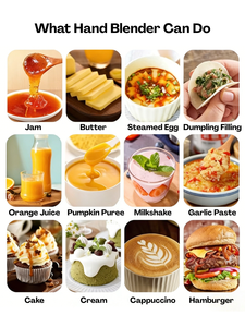 便携式不锈钢浸入式搅拌机，带打蛋器，可调速，快速搅拌，防溅保护，可制作冰沙 - Product Image 6