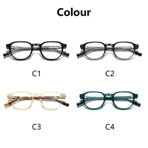 نظارات بصرية جديدة للبيع بالجملة من الشركة المصنعة نظارات ذات إطار كامل من الأسيتات للنساء والرجال نظارات كلاسيكية كلاسيكية مضادة للضوء الأزرق - Product Image 4