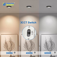 Spot LED encastré moderne en aluminium EU Downlight 5W/7W IP65 pour plafonds de maison et de bureau