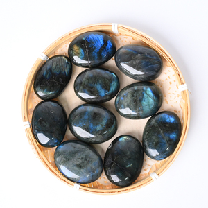 Piedra de Labradorita Azul Natural Pulida con Brillo, Piedra de Cristal para Regalos, Venta al Por Mayor - Product Image 4
