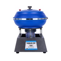 12 Zoll Vibrationspoliermaschine für Metall, Schmuck, Jade und Steinoberflächen - Vibrationspoliergerät für Schmuckveredelung