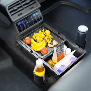 2024 Free Installation Universal Adjustable Plastic Car Armrest <b>Storage</b> Box Organizer for Back <b>Seat</b> Center Console - Product Image 5