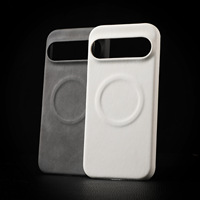 Coque magnétique pour Google Pixel 9 PRO, étui semi-encapsulé en PU rigide, respectueux de la peau, pour Google 11