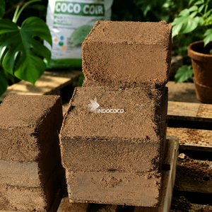 Bloc de cocopeat naturel 5 kg, haute teneur en EC, fabriqué à partir de fibres de coco, idéal pour le jardinage, l'agriculture et l'horticulture - Product Image 4