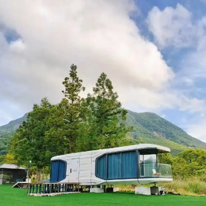 Factory <strong>Price</strong> Luxury Prefabricated Tiny <strong>Space</strong> Customized Steel Apple Cabin <strong>Space</strong> <strong>Pod</strong> Capsule Prefab House With Larger <strong>Space</strong> - Product Image 5