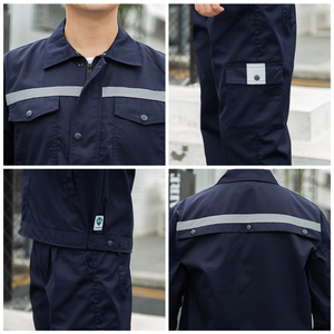 Uniforme de trabajo personalizado, <span class=keywords><strong>ropa</strong></span> de trabajo de <span class=keywords><strong>alta</strong></span> <span class=keywords><strong>visibilidad</strong></span>, Boutique, verano, gris - Product Image 4