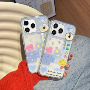 เคสโทรศัพท์มือถือลายผีเสื้อกลิตเตอร์สีรุ้ง IMD สำหรับ Apple iPhone 17 16 15 Pro Max ลายดาวหลากสีสัน เลเซอร์สวยๆ สำหรับสาวๆ ฝาหลังแข็งแรง - Product Image 3