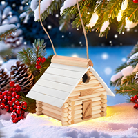 Kit de nichoir en bois à construire soi-même, nichoirs pour adultes à construire, artisanat en bois pour adultes et bricolage, nichoir