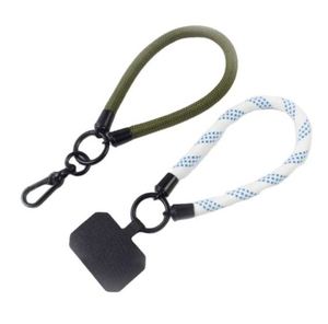 Custom Logo Keychain Wrist <b>Patch</b> Phone Lanyards Universal Short Nylon Mobile Phone Strap - Product Image 3