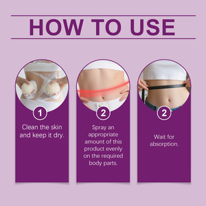 OEM Private Label Body dimagrante <span class=keywords><strong>Spray</strong></span> brucia grassi estratto di fiori Pueraria migliora l'elasticità della pelle compattezza cura modellante corpo - Product Image 6