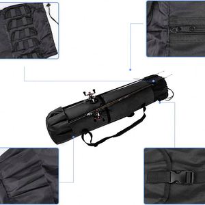 Échantillon gratuit : Housse de transport portable pour cannes à pêche, sac de rangement en toile pour cannes à pêche, étui de voyage - Product Image 6