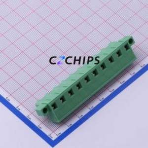 KF2EDGKM-7.62-10P Plug-in Terminal Block P=7.62mm Connector Plug Screw Fixing 1x10P 7.62mm - Product Image 2