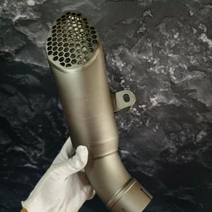 Подходит для Aprilia RSV4: Модифицированный выхлоп SC GP22 из титанового сплава и нержавеющей стали, золотой глушитель для мотоцикла - Product Image 2