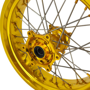 Set di Ruote a Raggi in Lega di Alluminio da 17 Pollici per Supermoto - Product Image 5